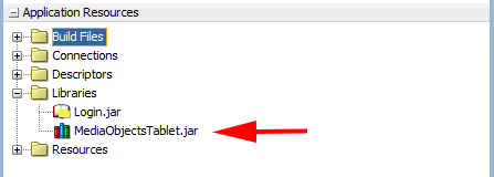 FAR в панели Application Resources