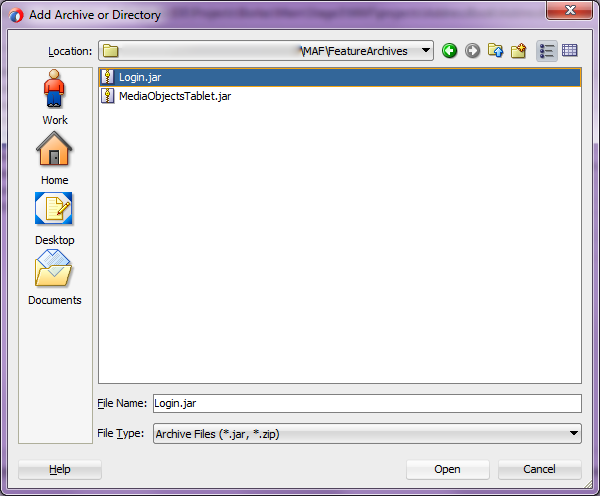 Путь к Login.jar